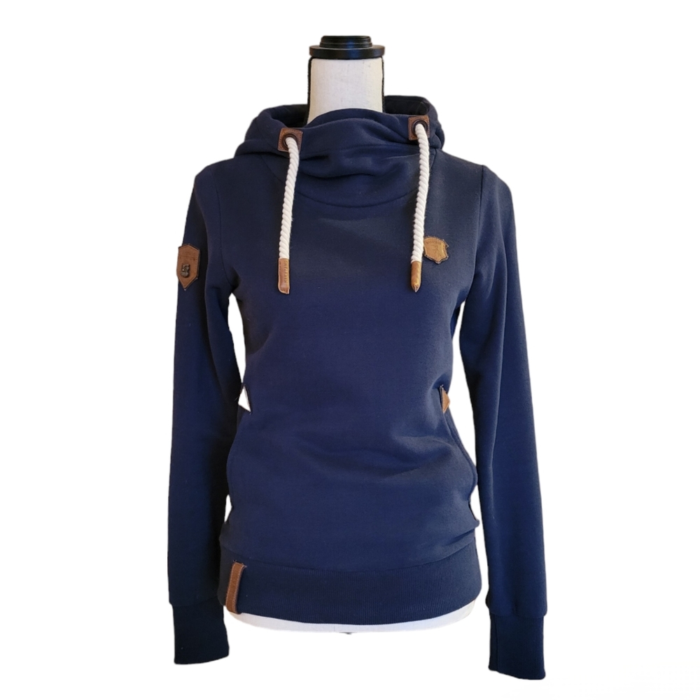 Naketano Hoodie Women's S Navy Blue
